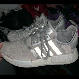 Adidas women’s NMDs silver